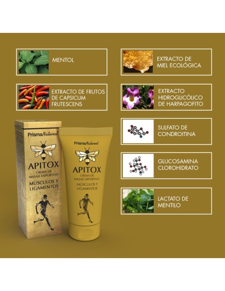 APITOX crema de masaje deportivo 60 ml