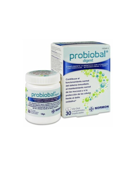 Probiobal Digest 30 Comprimidos Masticables