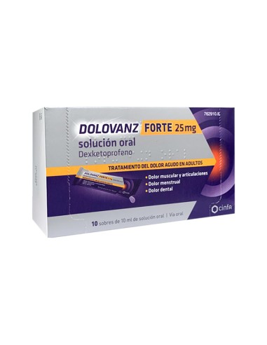 Dolovanz Forte 25mg solución Oral 10... Dolovanz Forte 25mg solución Oral 10...