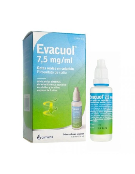 Evacuol 7.5 mg/ml Gotas Orales Solución 30 ml
