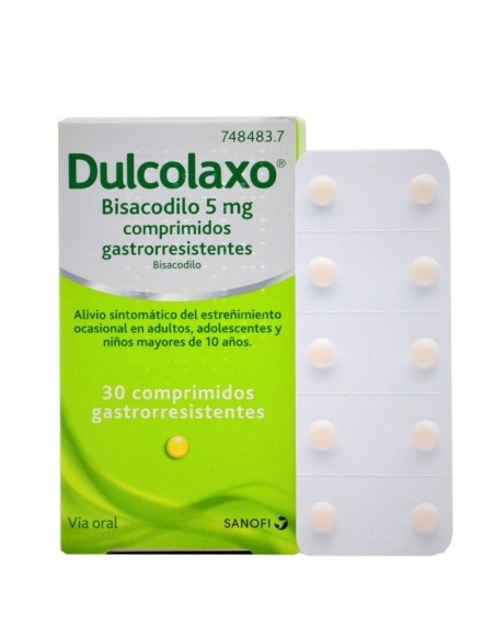 Dulcolaxo Bisacodilo 5 Mg 30 Comprimidos