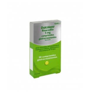 Dulcolaxo Bisacodilo 5 Mg...