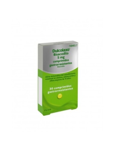 Dulcolaxo Bisacodilo 5 Mg 30 Comprimidos Dulcolaxo Bisacodilo 5 Mg 30 Comprimidos