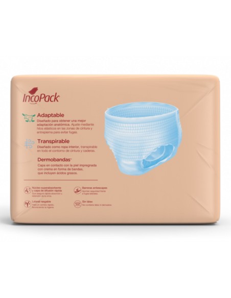 Incopack Pant Super Noche Talla Grande 80 Absorbentes (L9)