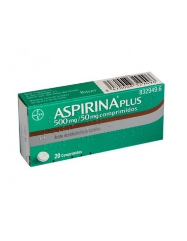 Aspirina Plus 500 mg/50 mg, 20...