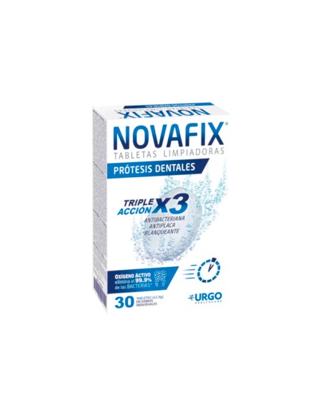 Novafix Tabletas Limpiadoras 3 en 1 30 Tabletas