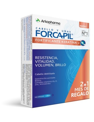 Forcapil® Fortificante Keratina + 60 Cápsulas