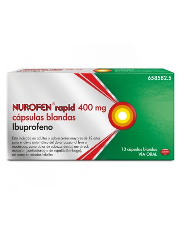Nurofen RAPID 400 mg 10 cápsulas blandas