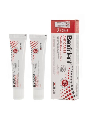 Bexident Anticaries Pasta Duplo 25ml... Bexident Anticaries Pasta Duplo 25ml...