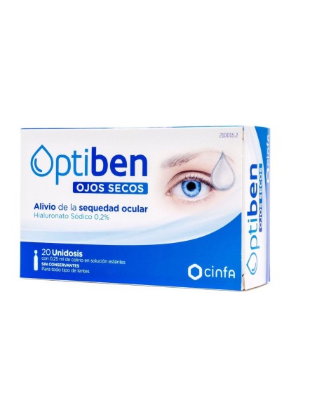 Optiben Ojos Secos 20 Unidosis Cinfa