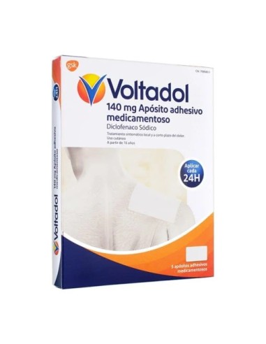 Voltadol 140 mg parches 5 Unidades
