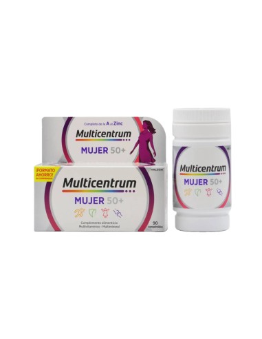 Multicentrum Mujer 50+, 90 comprimidos Multicentrum Mujer 50+, 90 comprimidos