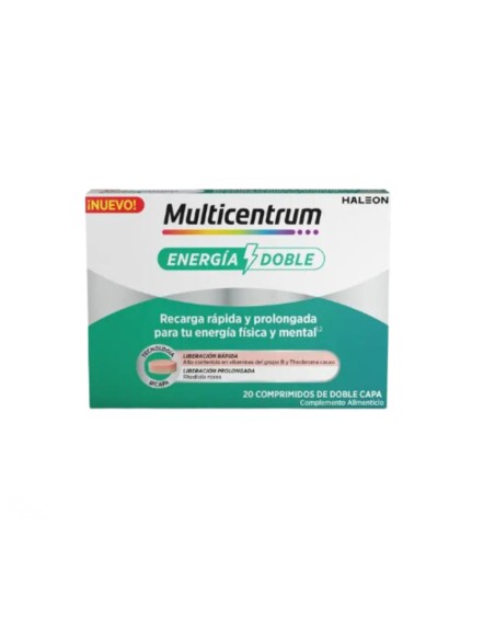 Multicentrum Energía Doble 20 comprimidos