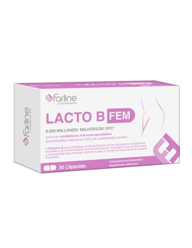 Farline Lacto B Fem 30 cápsulas Farline Lacto B Fem 30 cápsulas