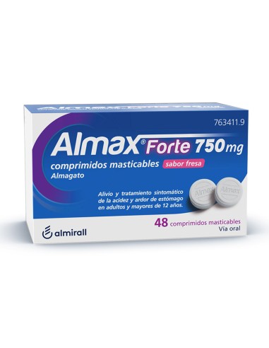 Almax Forte 750 mg 48 comprimidos...