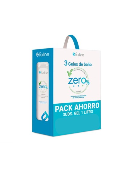 Farline Triplo Gel De Baño Y Ducha Zero% 3 X 1 L