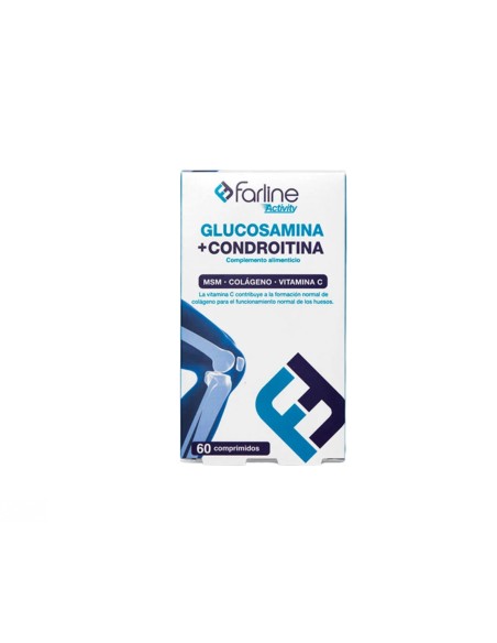Farline Glucosamina y Condroitina 60 Comprimidos