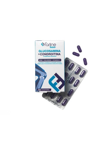 Farline Glucosamina y Condroitina 60...