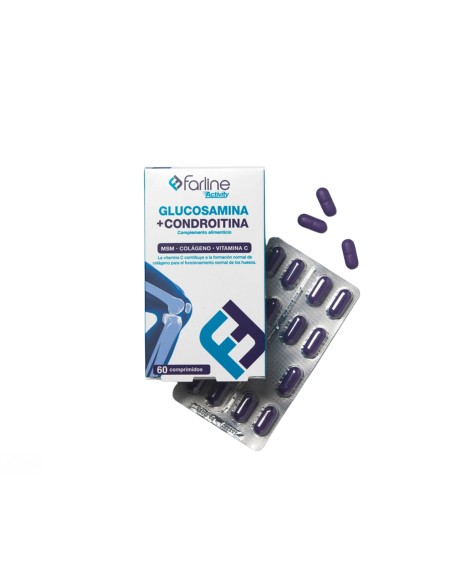 Farline Glucosamina y Condroitina 60 Comprimidos