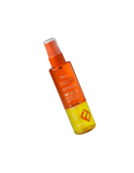 Farline Aceite Solar Bifasico SPF30 200 ml. Protector solar