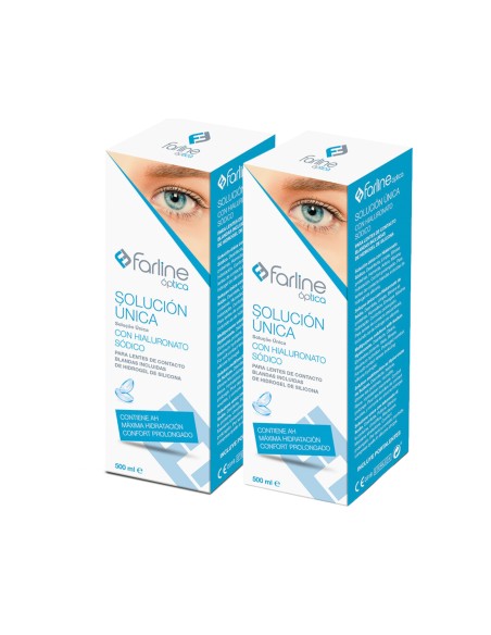 Farline Solución Única Con Hialuronato 2x500ml
