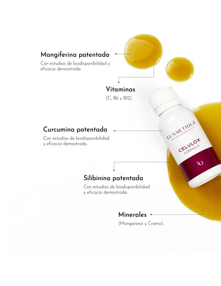 Luxmetique Fórmula Celulox Bebible 15 viales
