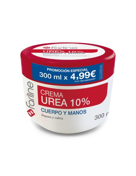 Farline Crema Urea 10% Cuerpo y Manos 300ml
