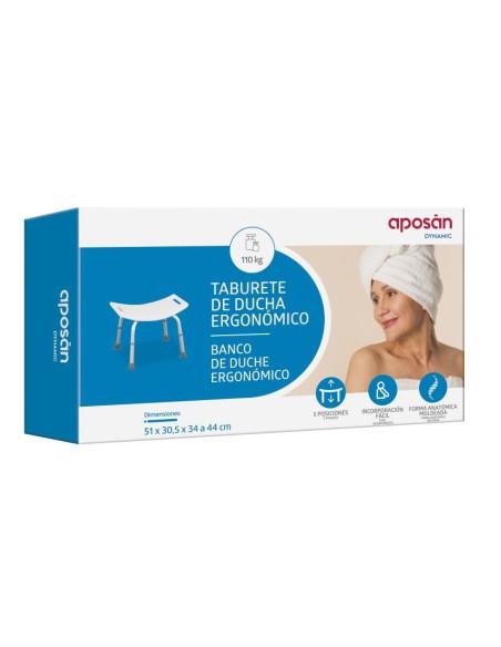 Aposan Asiento Ducha Ergonómico