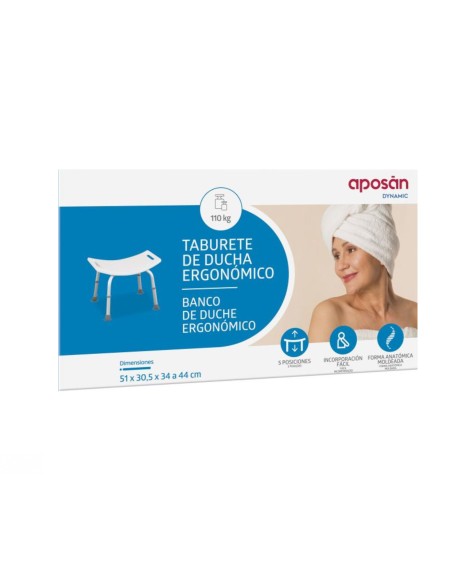 Aposan Asiento Ducha Ergonómico
