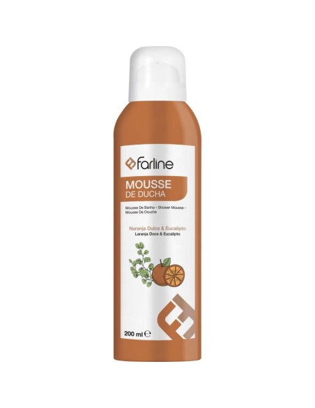 Farline Mousse de Ducha Naranja Dulce y Eucalipto 200ml