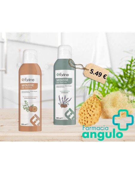 Farline Mousse de Ducha Naranja Dulce y Eucalipto 200ml