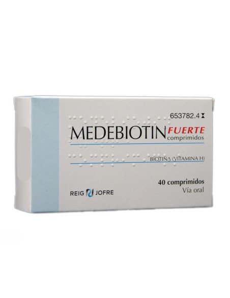 Medebiotin Fuerte 5 Mg 40 Comprimidos