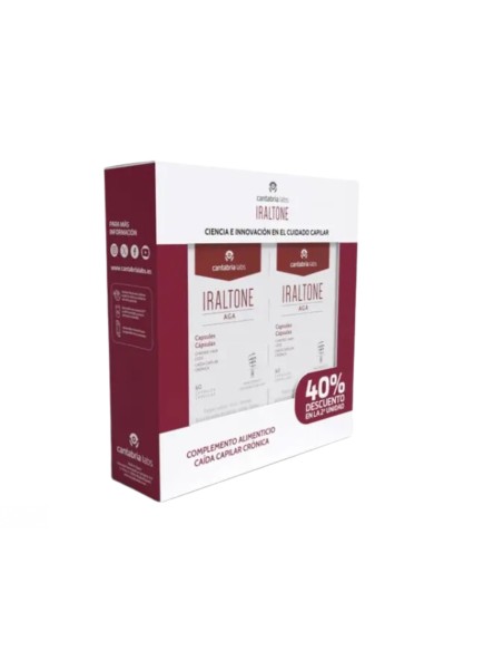 Iraltone AGA 2x60 cápsulas duplo