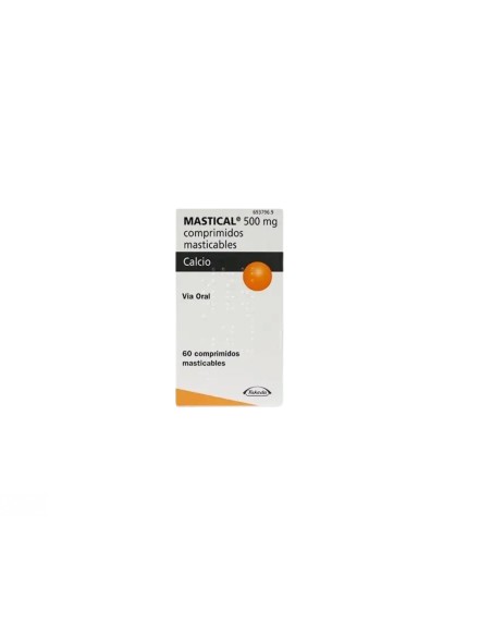 Mastical 500 mg Calcio 60 comprimidos masticables