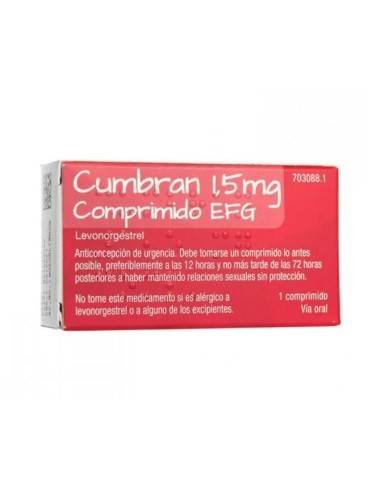 Cumbran 1,5 mg 1 Comprimido Cumbran 1,5 mg 1 Comprimido