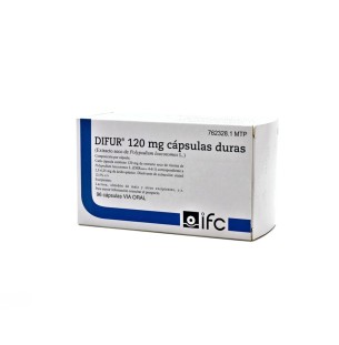 Difur 120mg 96 cápsulas duras