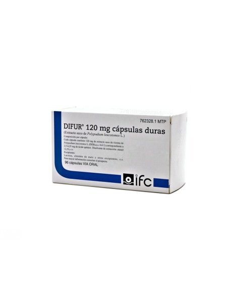 Difur 120mg 96 cápsulas duras