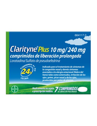 Clarityne Plus 7 comprimidos de... Clarityne Plus 7 comprimidos de...