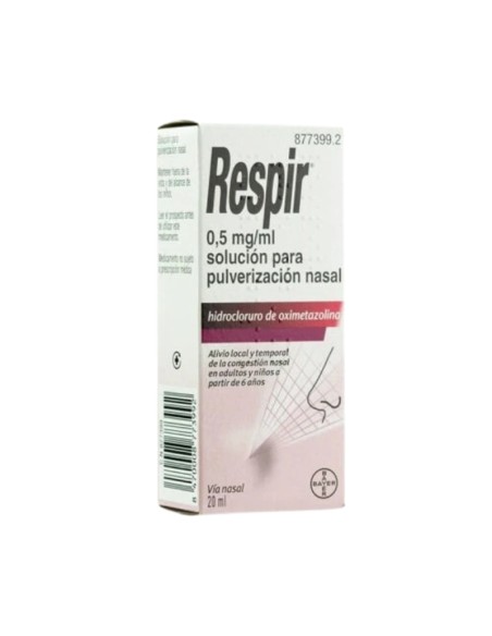 Respir 0,5 mg/ml solución para pulverización nasal 20 ml