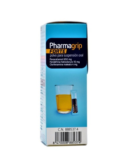 Pharmagrip Forte 10 Sobres Sabor Naranja