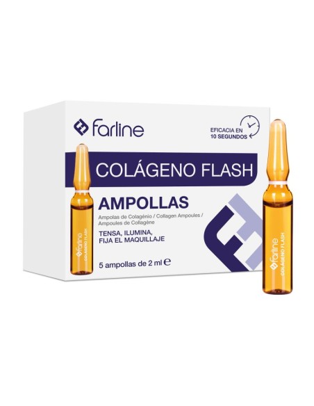 Farline Colágeno Flash 5 Ampollas 2 ml