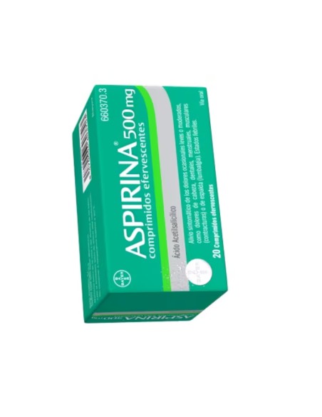 Aspirina 500 mg Comprimidos Efervescentes