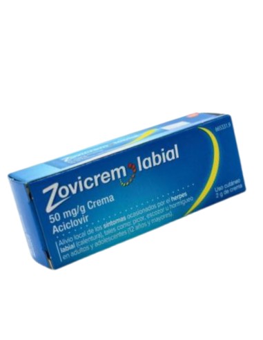 Zovicrem Labial 50 MG/G Crema 2 G Tubo