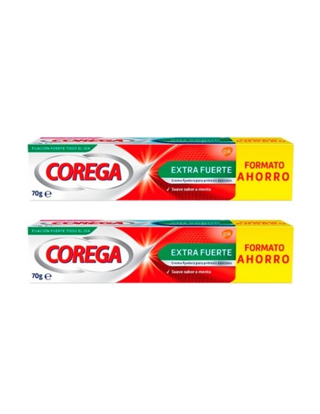 Corega Extrafuerte Duplo 70g x 2