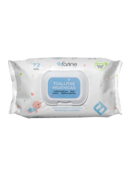 Farline Bebé Toallitas Higiénicas 72 unidades