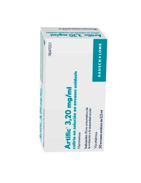 Artific 3.2 MG/ML Colirio 30 Monodosis Solución