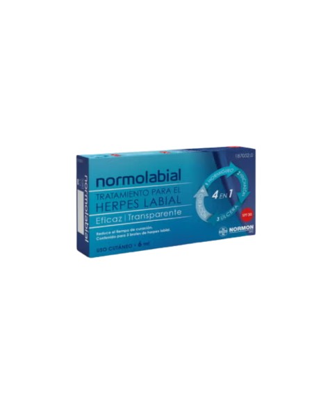 Normolabial Tratamiento para el herpes labial crema 6ml