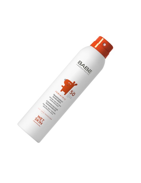 Babé Pediatric Fotoprotector Transparente Wet Skin SPF 50+ Spray 200 ml