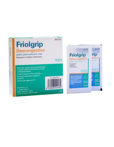 FriolGrip Descongestivo 10 Sobres...