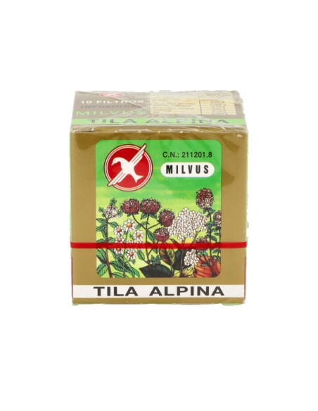 Milvus Tila Alpina infusiones 10 bolsas